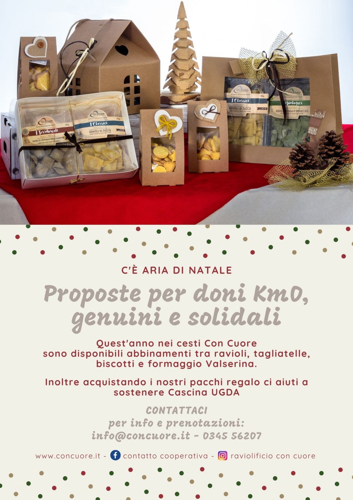 Locandina Pacchi di Natale Con Cuore 2020